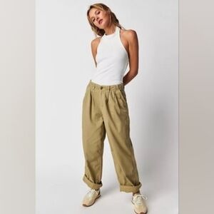 Free People  Oversized Slouchy Grunge Pants Size 2